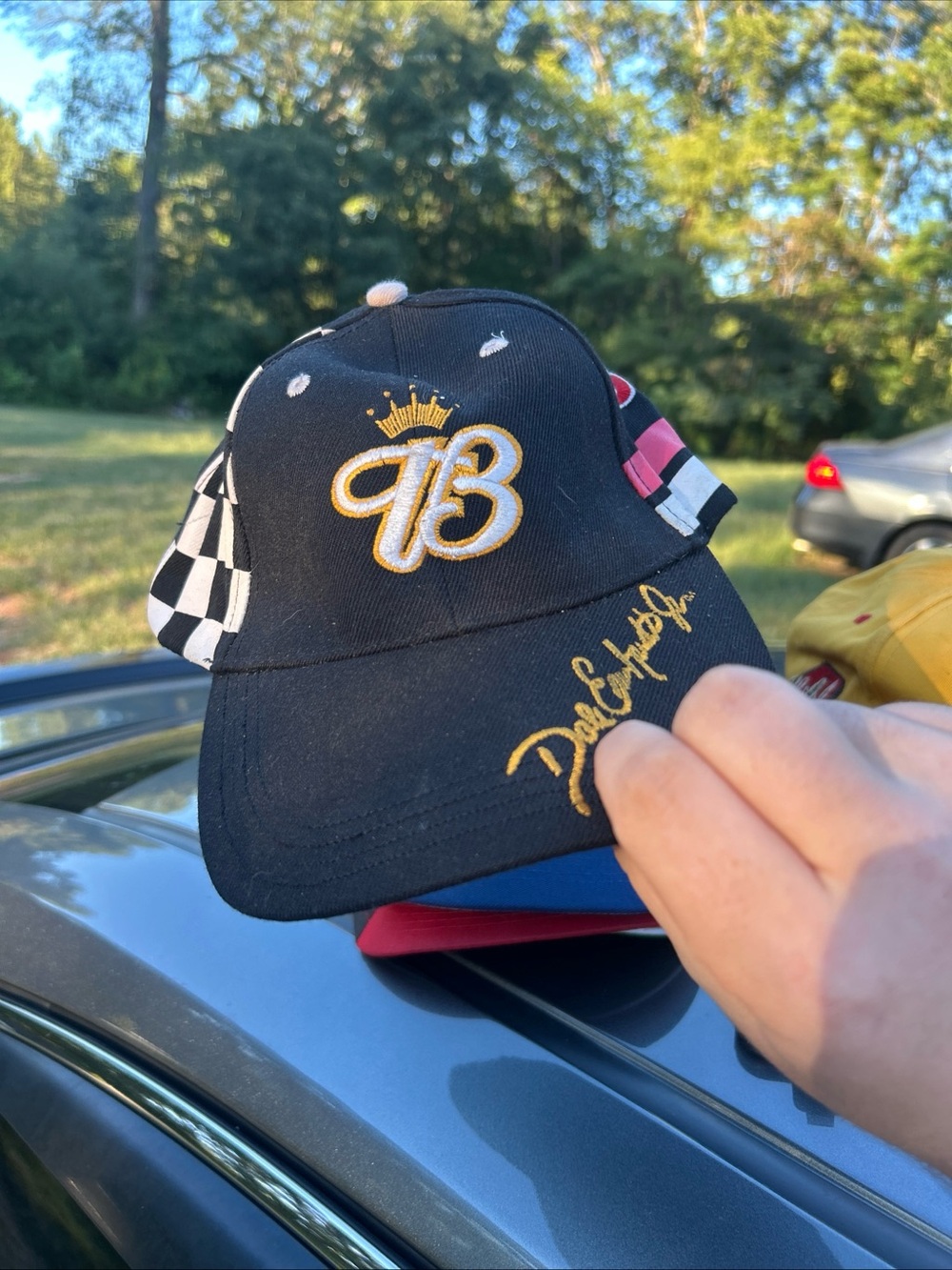 Assorted Racing & Logo Baseball Cap - Red, Yellow, Black - Picture 12 of 15